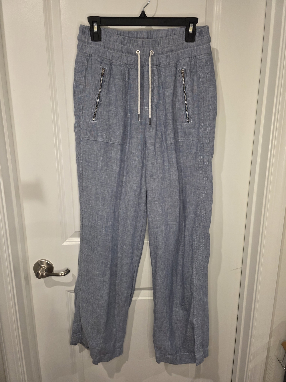 Athleta Cabo Linen Wide Leg Pants